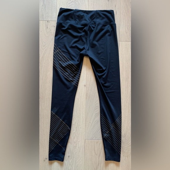 Black and Gold Hyba Leggings - Picture 3 of 4